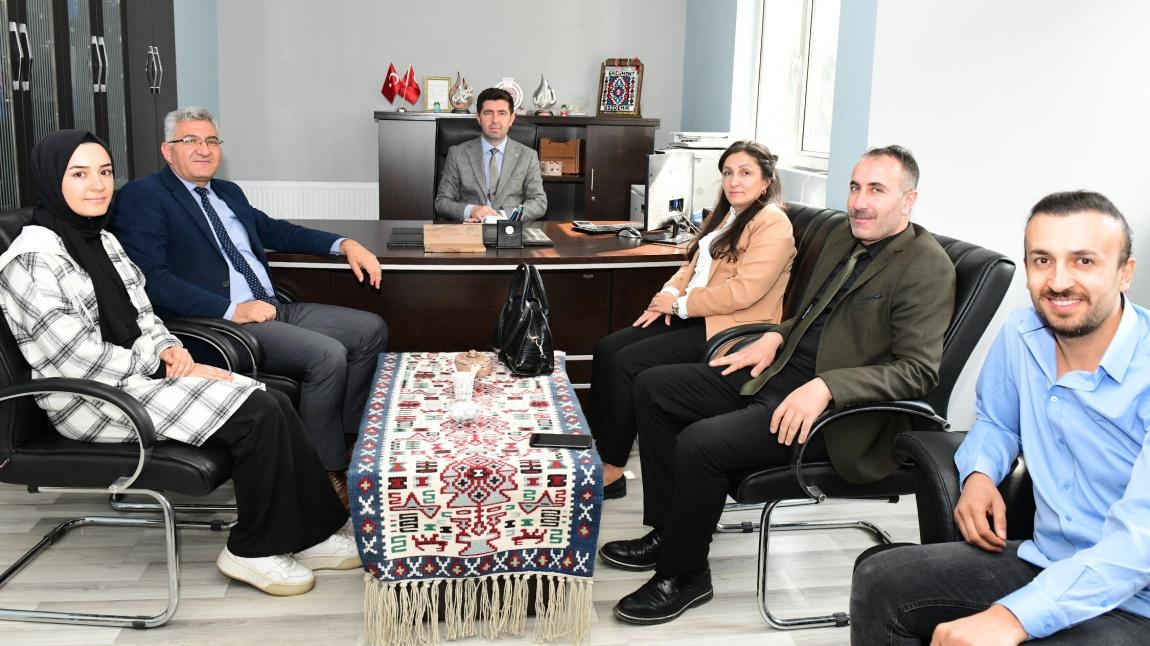 İlçe Milli Eğitim'den Müdür Bozdemir'e Hayırlı Olsun Ziyareti