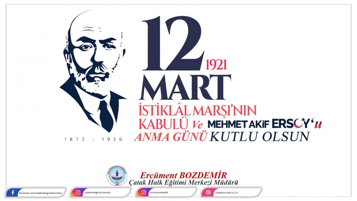 Müdür Bozdemir'den 'İstiklal Marşının Kabulü ve Mehmet Akif Ersoy'u Anma Günü' Mesajı