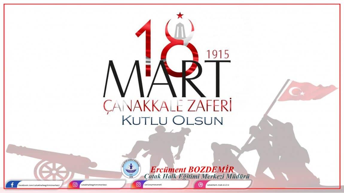 Müdür Bozdemir'den '18 Mart Çanakkale Zaferi Ve Şehitleri Anma Günü' Mesajı