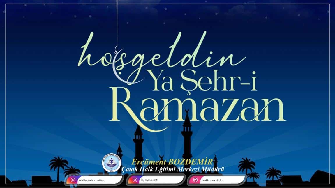 Müdür Bozdemir’den Ramazan Ayı Mesajı