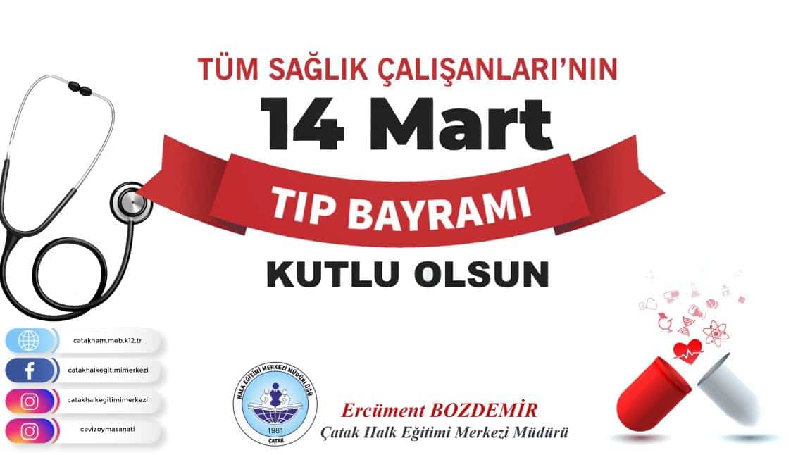 Müdür Bozdemir’den ‘14 Mart Tıp Bayramı’ Mesajı