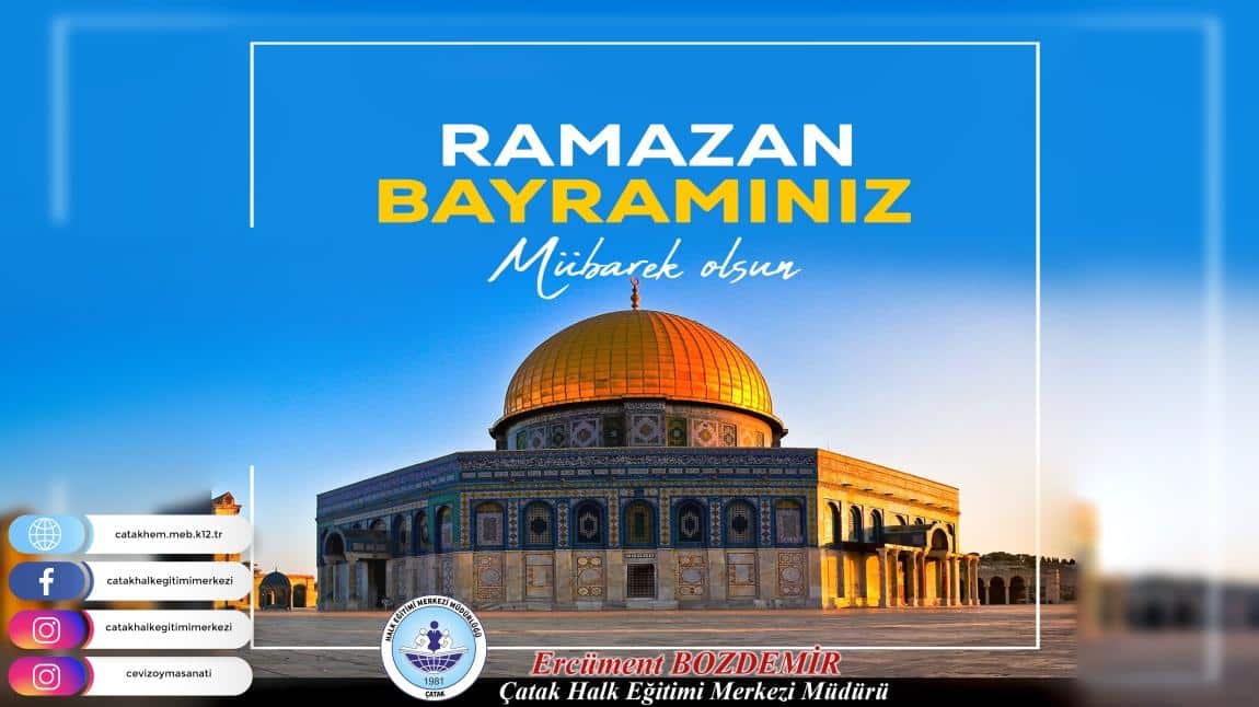 Müdür Bozdemir’den Ramazan Bayramı Mesajı